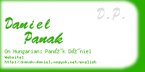 daniel panak business card